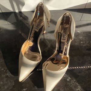 NEW Badgley Mischka Tierra Crystal Ankle Chain d'Orsay Pumps